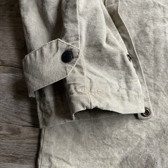 Vintage The Australian Outback Collection Duster Jacket Mens Sz L Canvas‎ Trench - Picture 11 of 12
